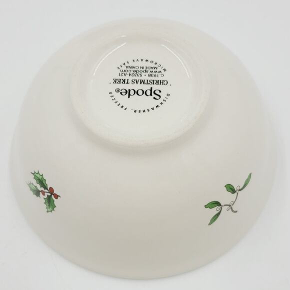 Spode Christmas Tree Collection Dip Bowl, "Naughty ", PRE-OWNED, IOB - Picture 4 of 4